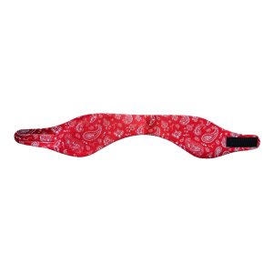 horend goed zwemhoofdband rood met print medium
