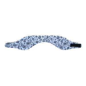horend goed zwemhoofdband wit met print medium