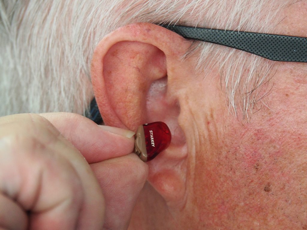 Types hoortoestellen - In het oor