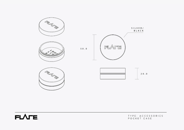 Flare Audio Pocket Capsule Zilver - Afbeelding 2