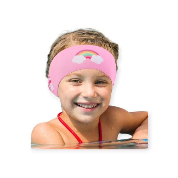 horend goed hoofdband zwemmen large roze eenhoorn