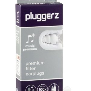 Pluggerz earplugs music Premium - Oordoppen voor muziekliefhebbers - Met speciaal muziekfilter - Genieten zonder geluidsvervorming