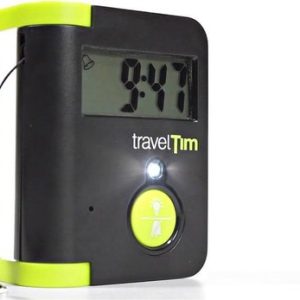 TravelTim | Digitale Reiswekker met trilfunctie | Slechthorenden | Doof | Zwart en Groen