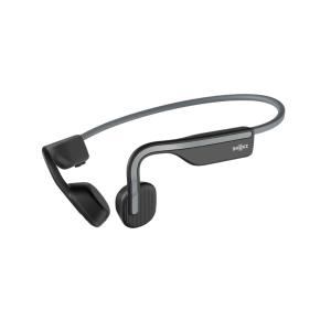Shokz OpenMove Bluetooth draadloze hoofdtelefoon met microfoon, beengeleiding draadloze hoofdtelefoon met 6 uur speeltijd, IP55 waterdichte sportkoptelefoon voor hardlopen, trainen, fietsen(Slate Grey)