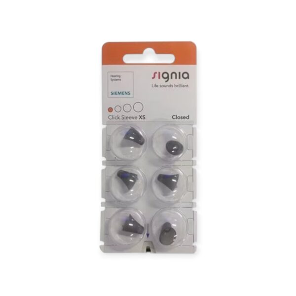 Signia Click Dome Click Sleeve 2.0 XS Closed | Horend Goed Audiciens