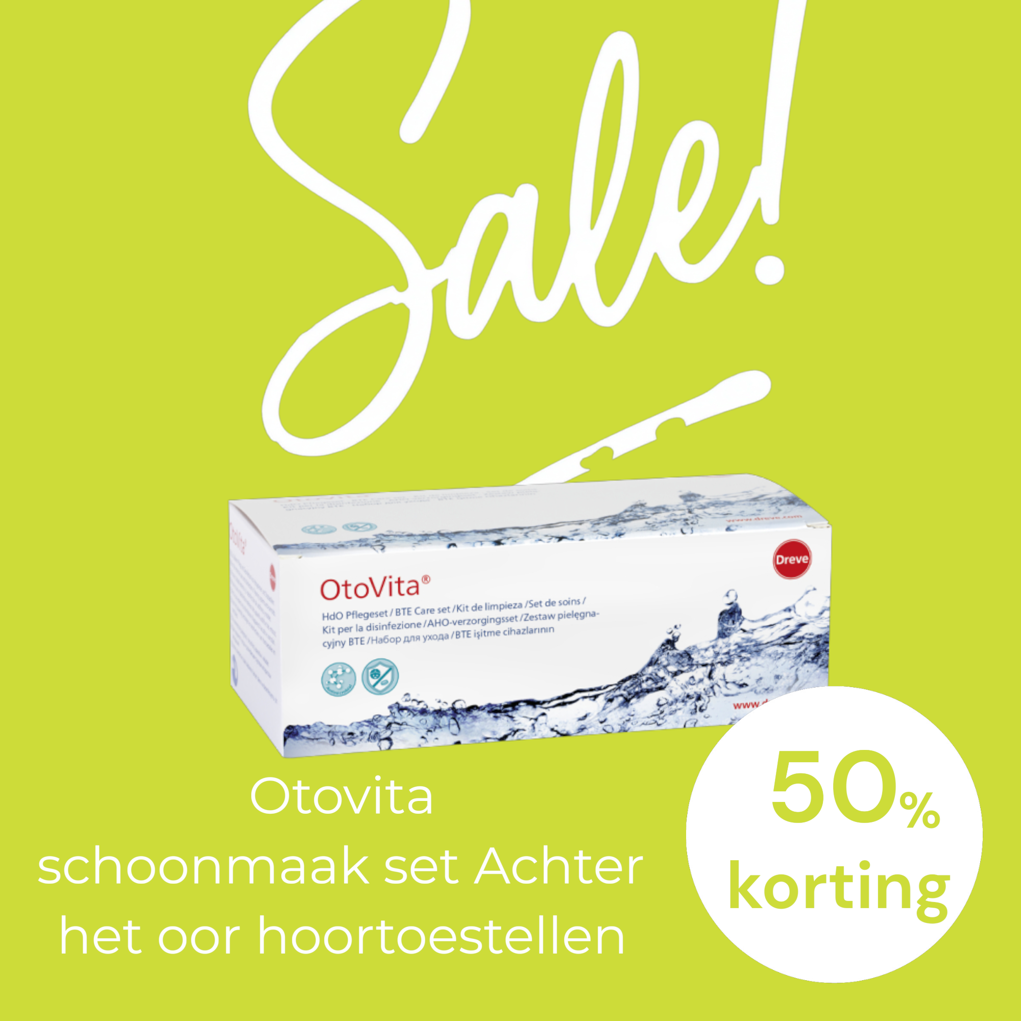 OtoVita Care Set BTE - Kompletny zestaw do pielęgnacji zausznych aparatów słuchowych