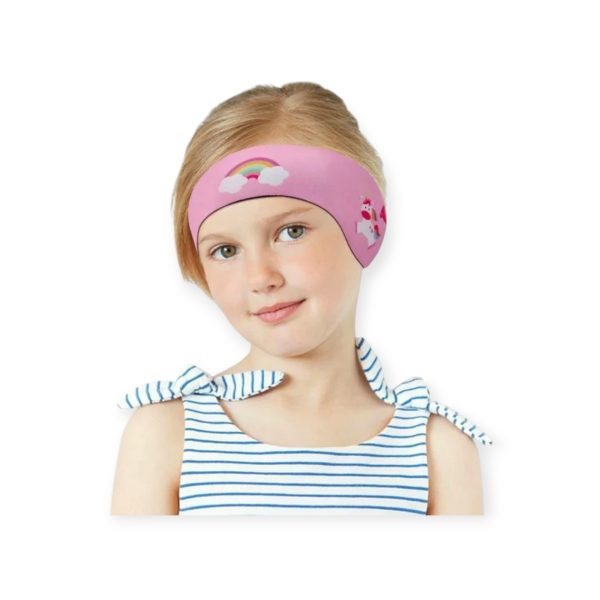 horend goed hoofdband zwemmen large roze eenhoorn