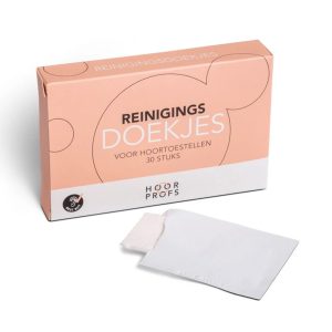 hoorprofs reinigingsdoekjes 30 stuks - Horend Goed