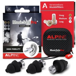 Alpine MusicSafe Pro - Muziek oordoppen - Verwisselbare filters - Zwart - 1 paar