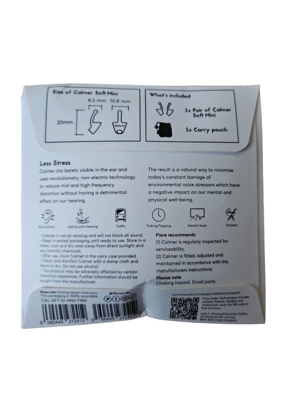 Flare Audio Calmer soft mini transparant - Afbeelding 7