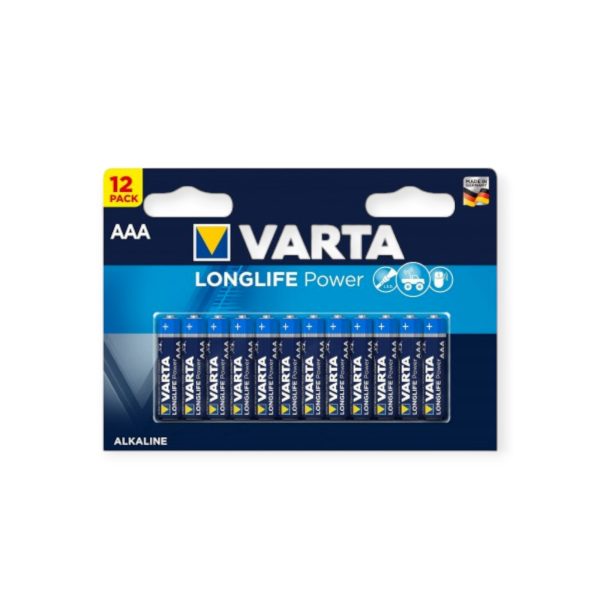 varta longlife power alkaline aaa / lr03 10 pack