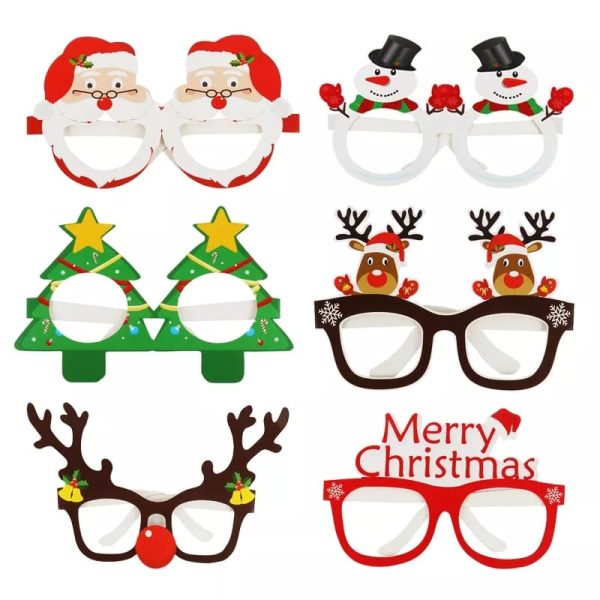 Feestelijke Kerst Brillen Set van 9 - Afbeelding 2