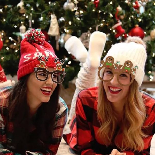 Feestelijke Kerst Brillen Set van 9 - Afbeelding 5