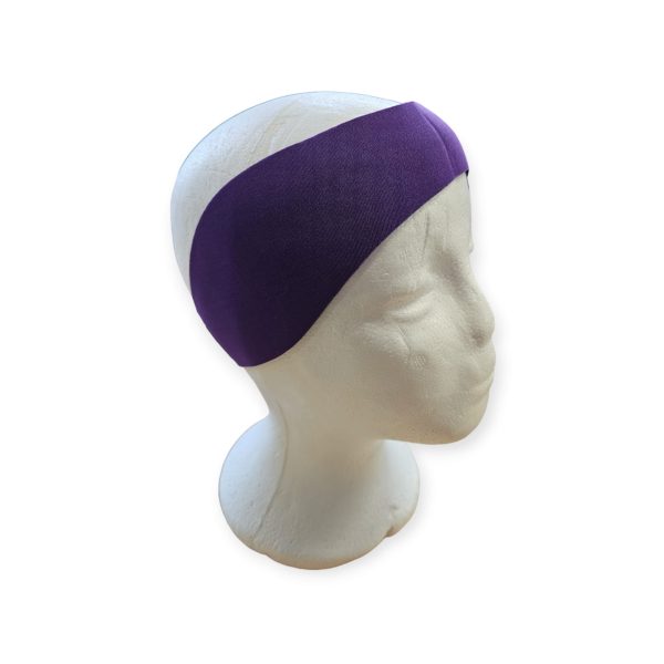 Hoofdband zwemmen basic paars Medium - Afbeelding 4