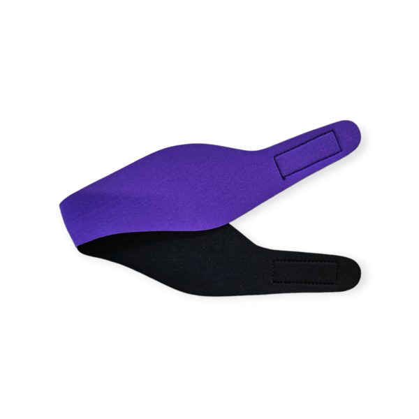 Hoofdband zwemmen basic paars Medium - Afbeelding 3