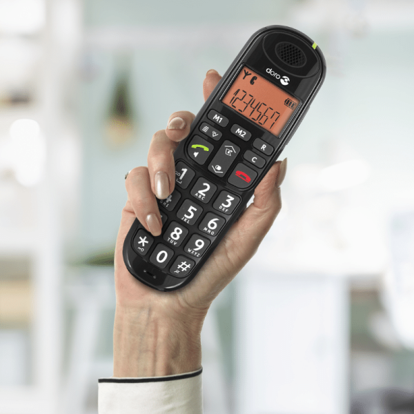 Teléfono inalámbrico Doro Easy negro - Imagen 4