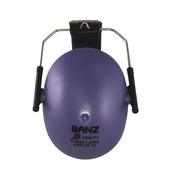 BANZ Protectores de ouvido roxo escuro - Image 3