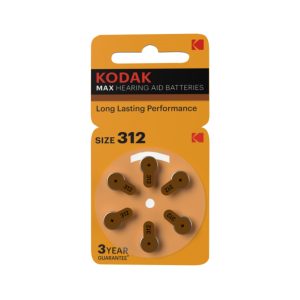 Pile pour appareil auditif Kodak P312