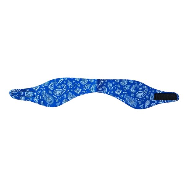 Horend Goed Bandeau de natation bleu avec imprimé Medium