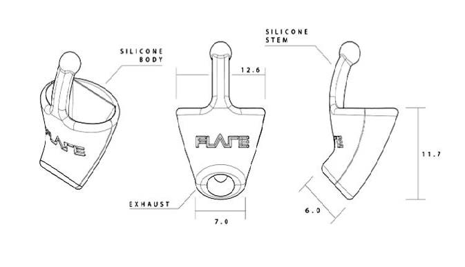 falre audio calmer dimensioni