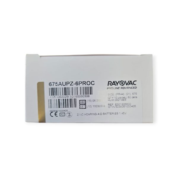 Rayovac Proline Advanced P675 advantage pack