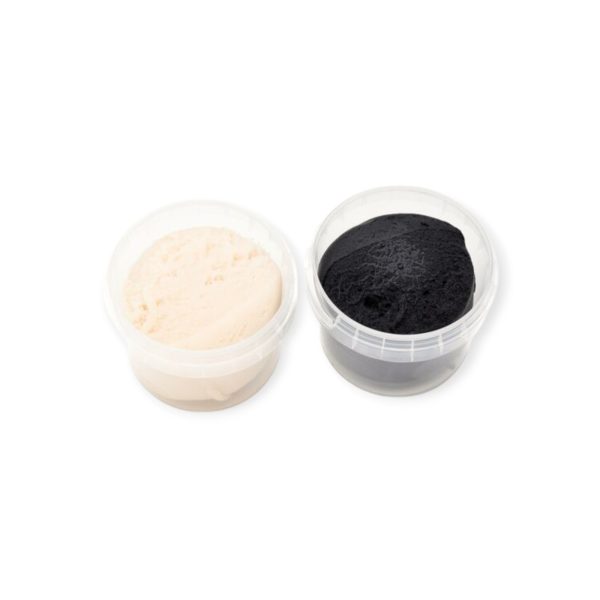 Neogrün Bio Easy Knete Vegan Set Set Suri preto e branco - Image 3