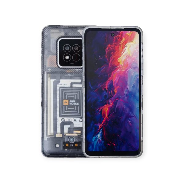 AGM X6 Phantom smartphone rugged 5G trasparente