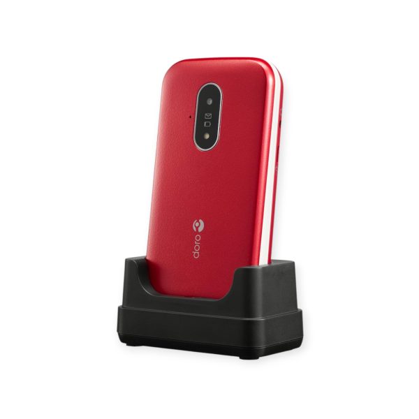 doro 6820 senioren klap telefoon rood