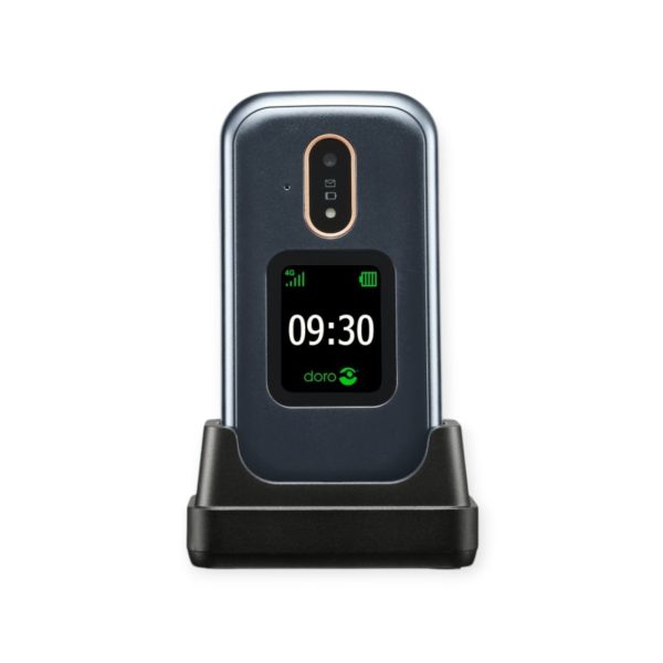 Doro 7080 Simple Flip Phone with WhatsApp and Facebook