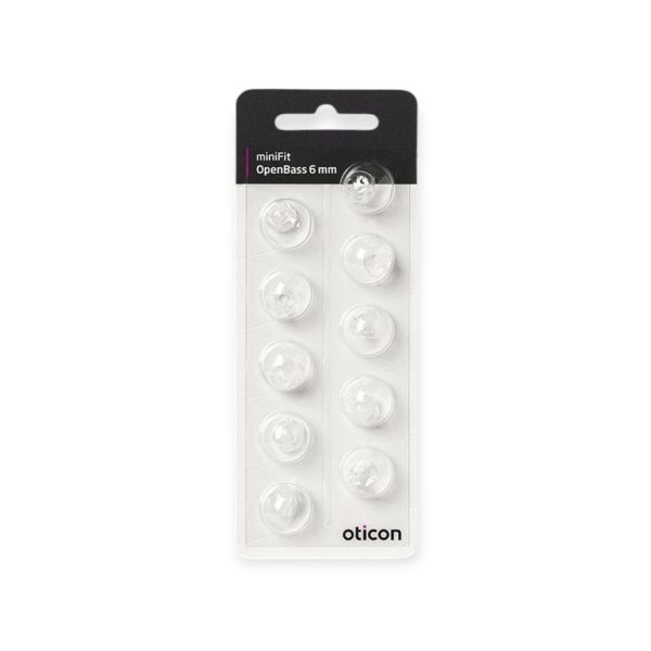 Oticon OpenBass cupola miniFit 6mm 10 pezzi