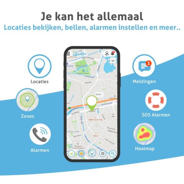 spotter gps tracker + oplaadstation sp b330