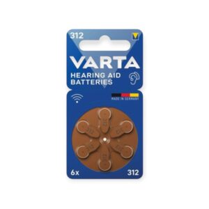 Varta P312 hoortoestel batterij - bruine sticker