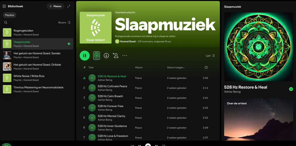 Musica per la ninna nanna: una playlist di Spotify per addormentarsi