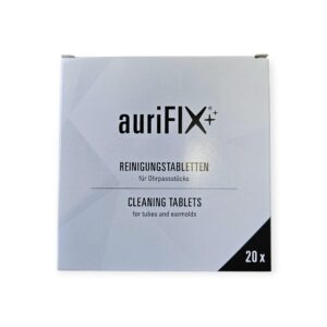 Hörluchs auriFIX Reinigungstabletten - gründliche Reinigung für Ohrpassstücke und Otoplastiken