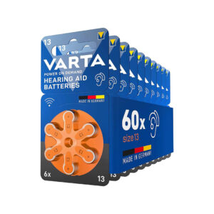 Varta P13 hoortoestelbatterijen (oranje sticker) - 10 pakjes (60 stuks)