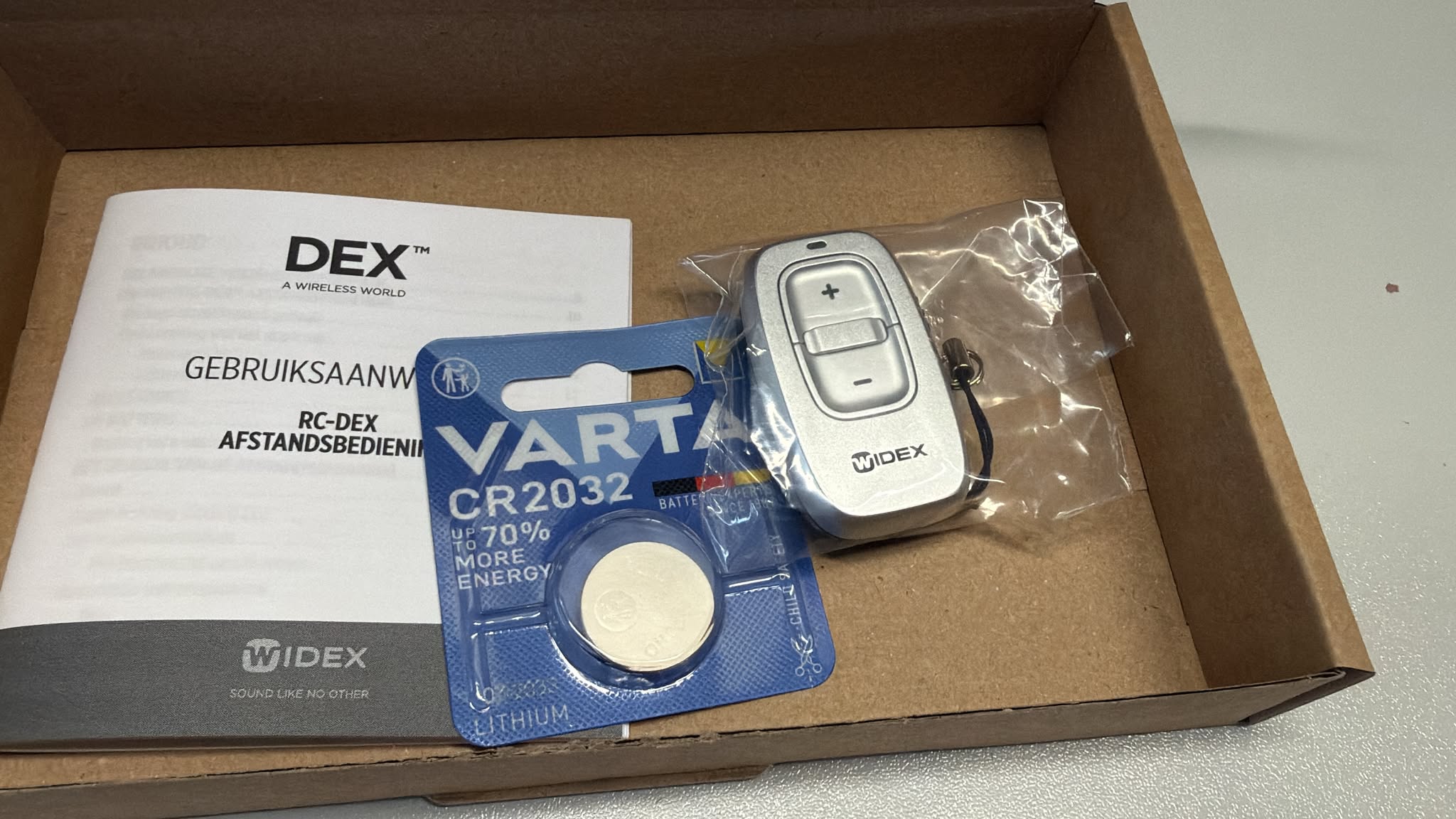 Widex RC-Dex afstandsbediening zilver - Tweede kansje - Afbeelding 2