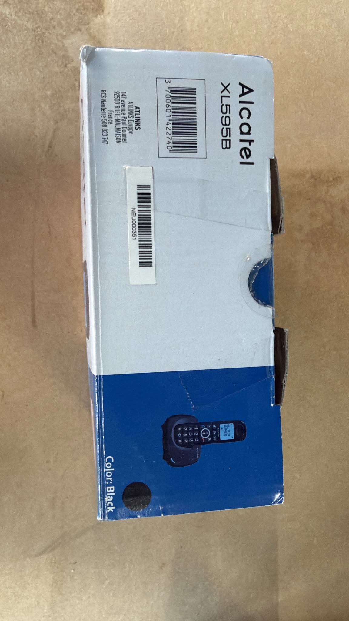 Alcatel XL595B draadloze telefoon - Tweede Kansje - Afbeelding 5