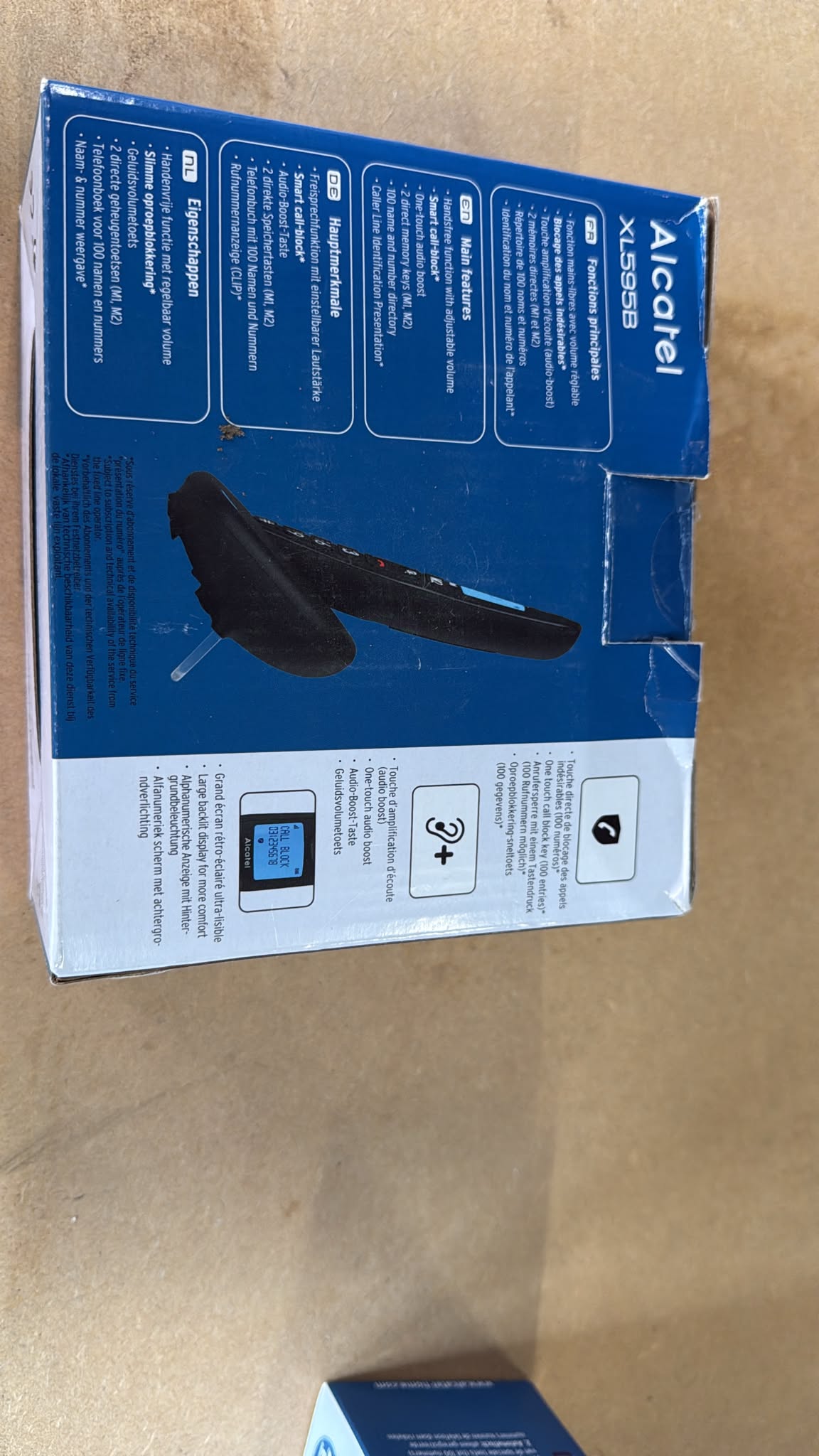 Alcatel XL595B draadloze telefoon - Tweede Kansje - Afbeelding 4