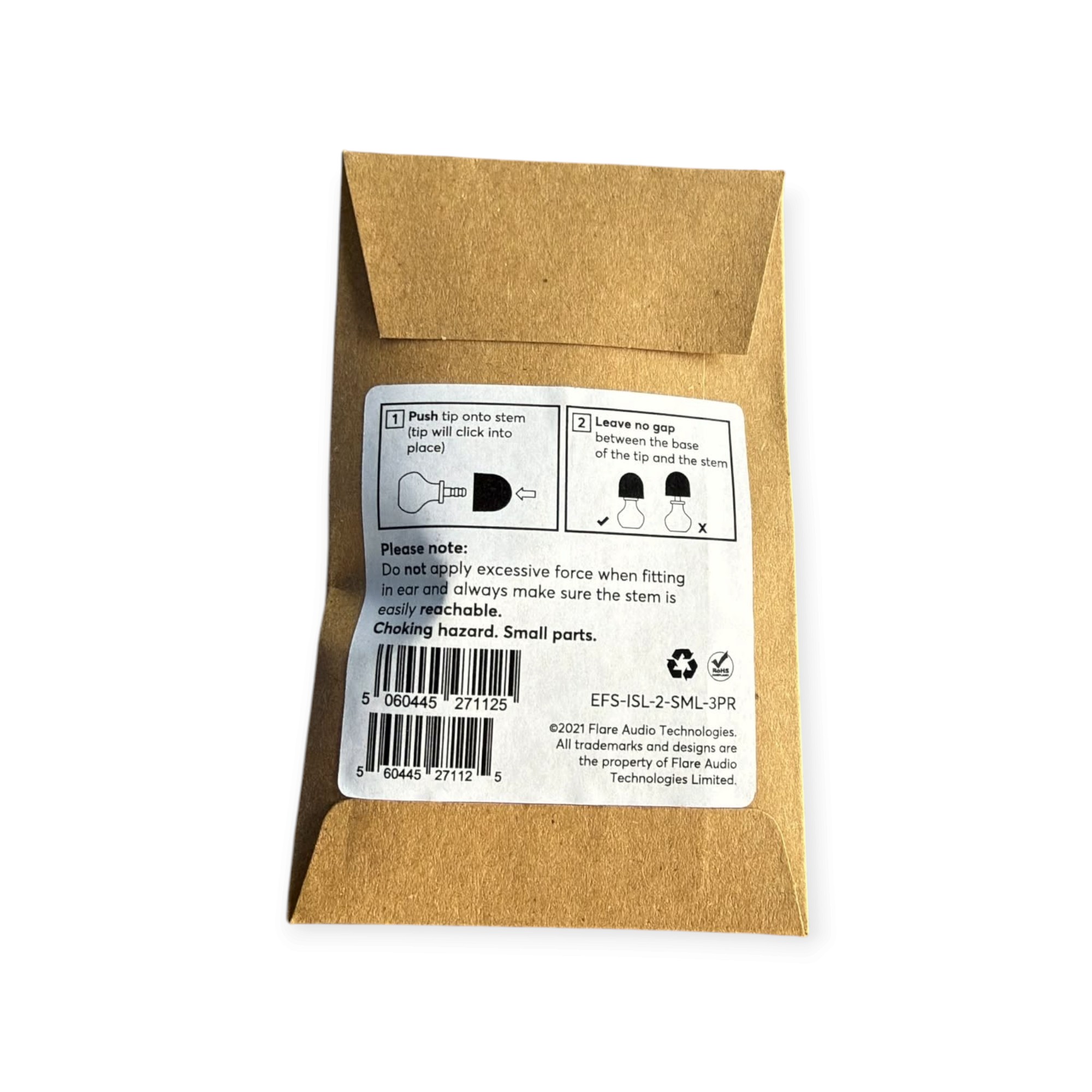 Flare Audio Isolate 2 Earfoams – vervangende schuimtips – 3 paar - Afbeelding 7