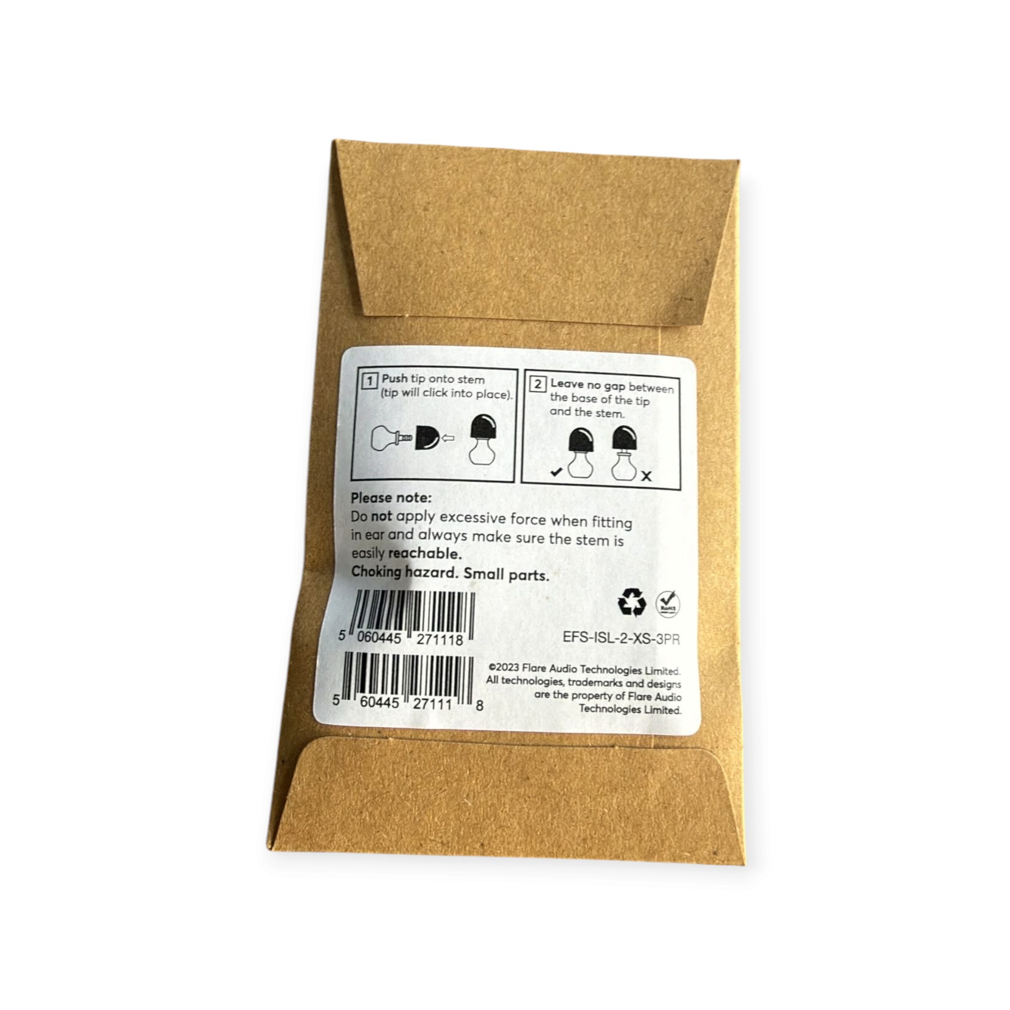 Flare Audio Isolate 2 Earfoams – vervangende schuimtips – 3 paar - Afbeelding 5