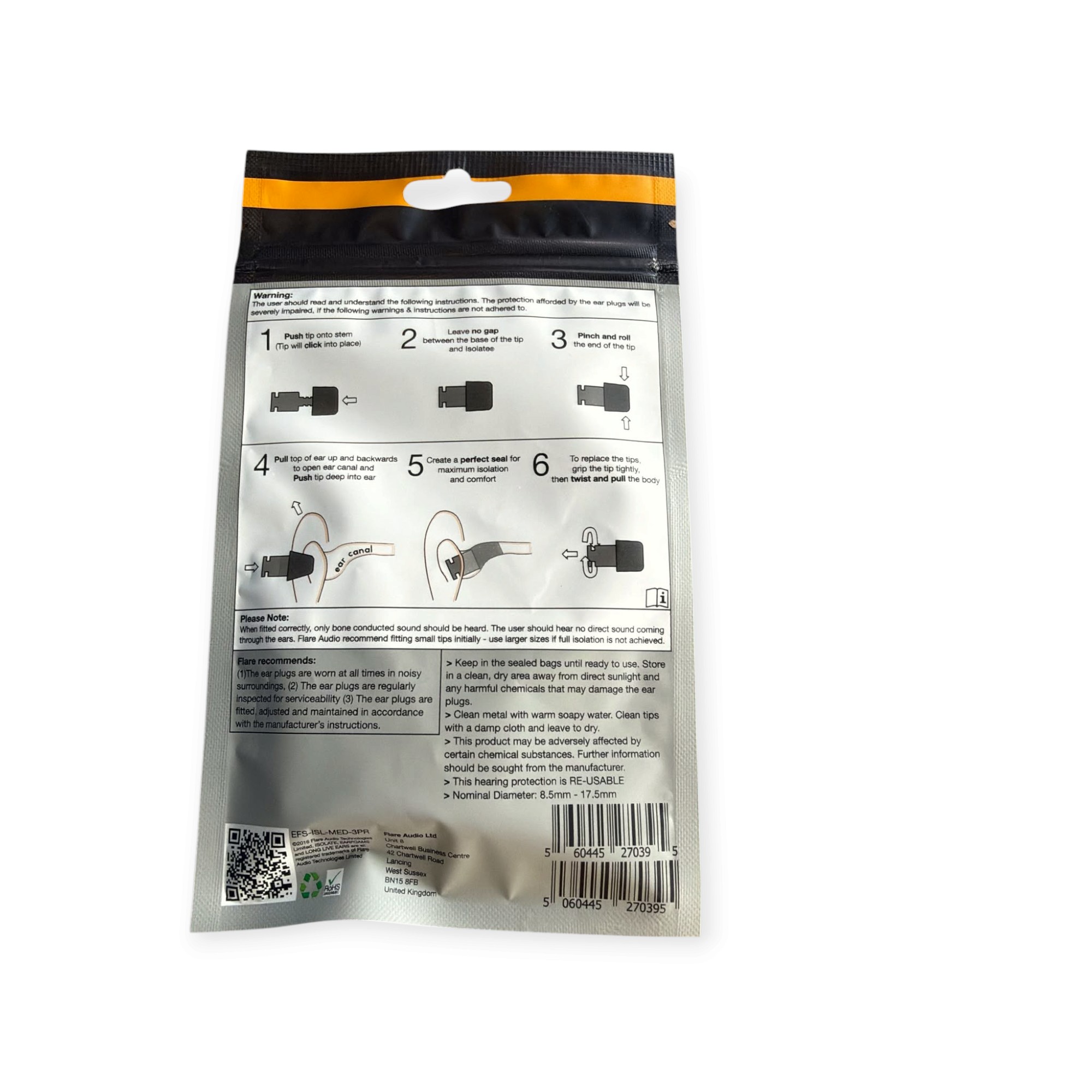 Flare Audio Isolate / Isolate Pro Earfoams – eerste generatie – 3 paar - Afbeelding 3