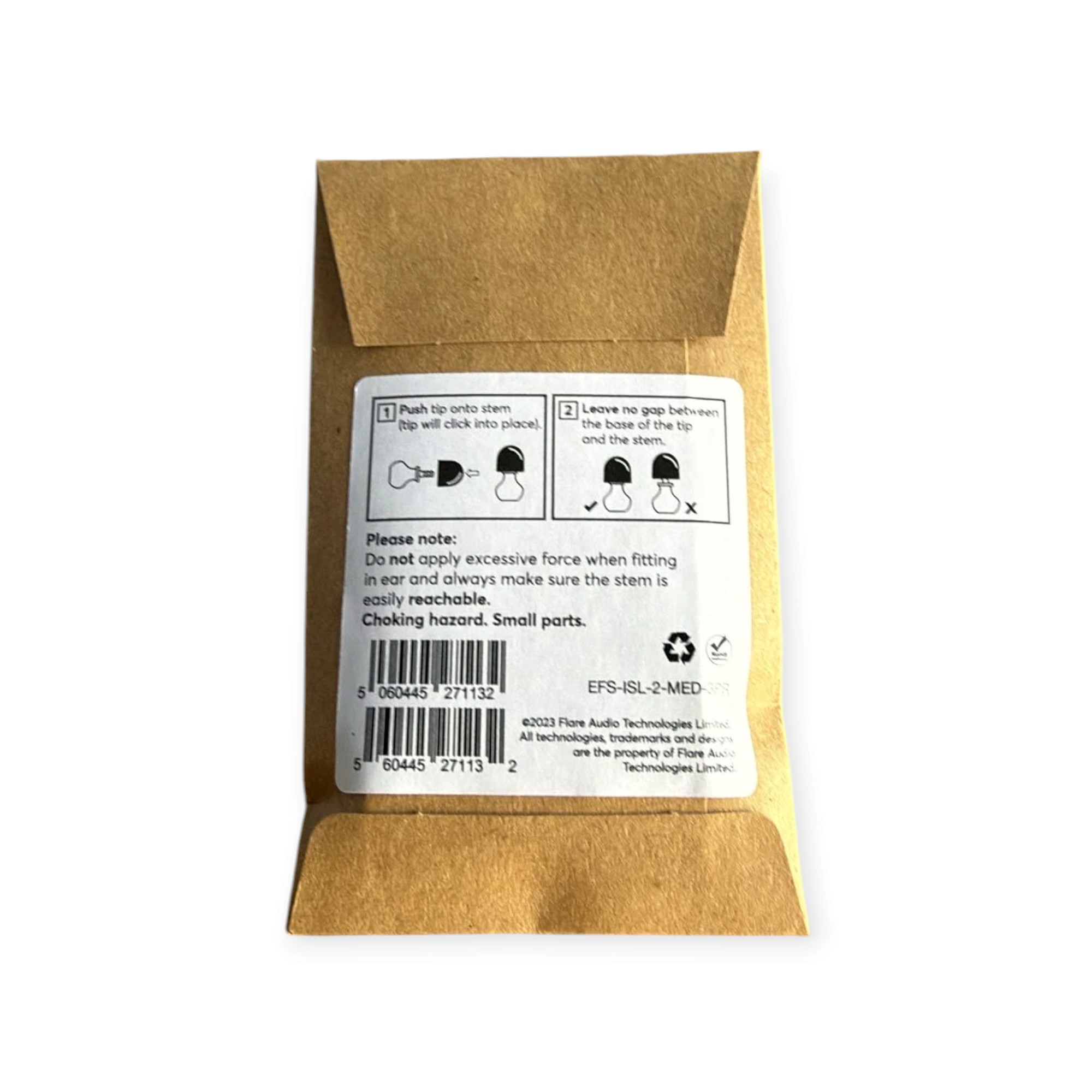 Flare Audio Isolate 2 Earfoams – vervangende schuimtips – 3 paar - Afbeelding 2